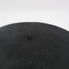 Black French beret top