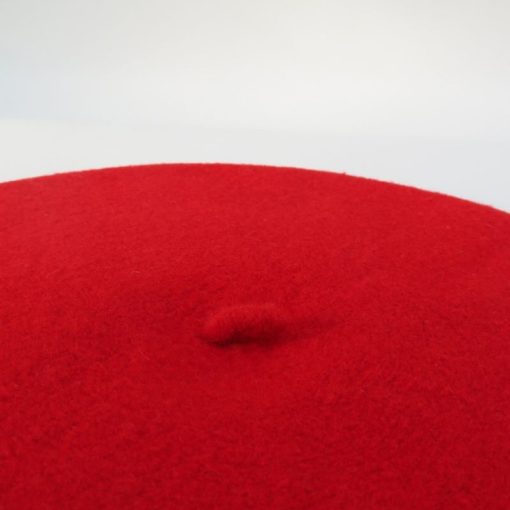Red French beret top