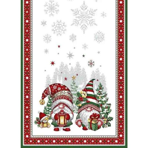 Elves Jacquard Runner End