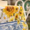 Sungarden Linen Tablecloth Detail
