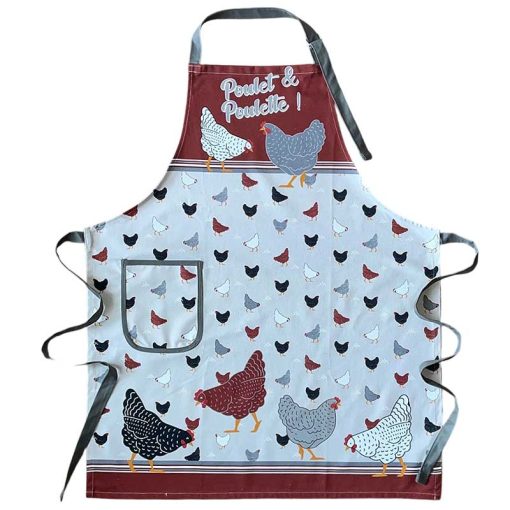 Poulet Poulette French Cotton Adult Apron