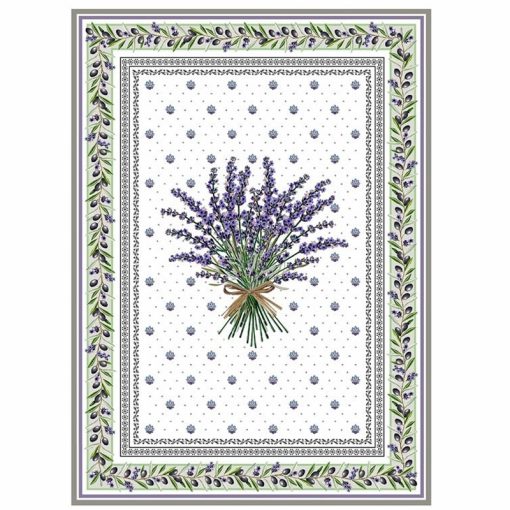 Lauris Ecru Cotton Tea Towel