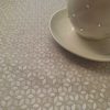 Latte Leaf Stain Resistant Tablecloth