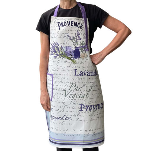 Lavender Cotton French Apron