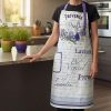Lavender French Cotton Apron Kitchen